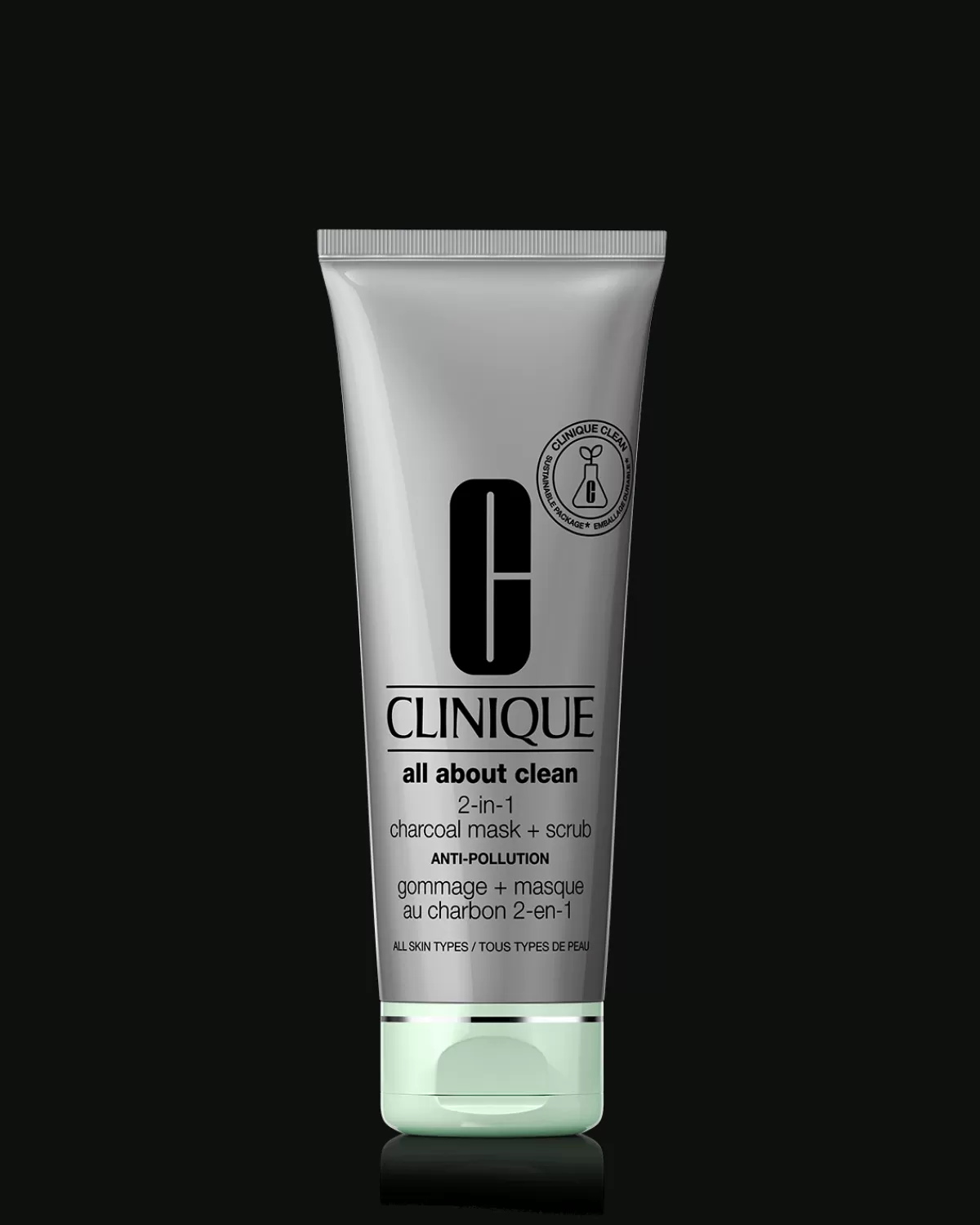 Exfoliant | Clinique All About Clean Gommage + Masque Au Charbon 2-En-1