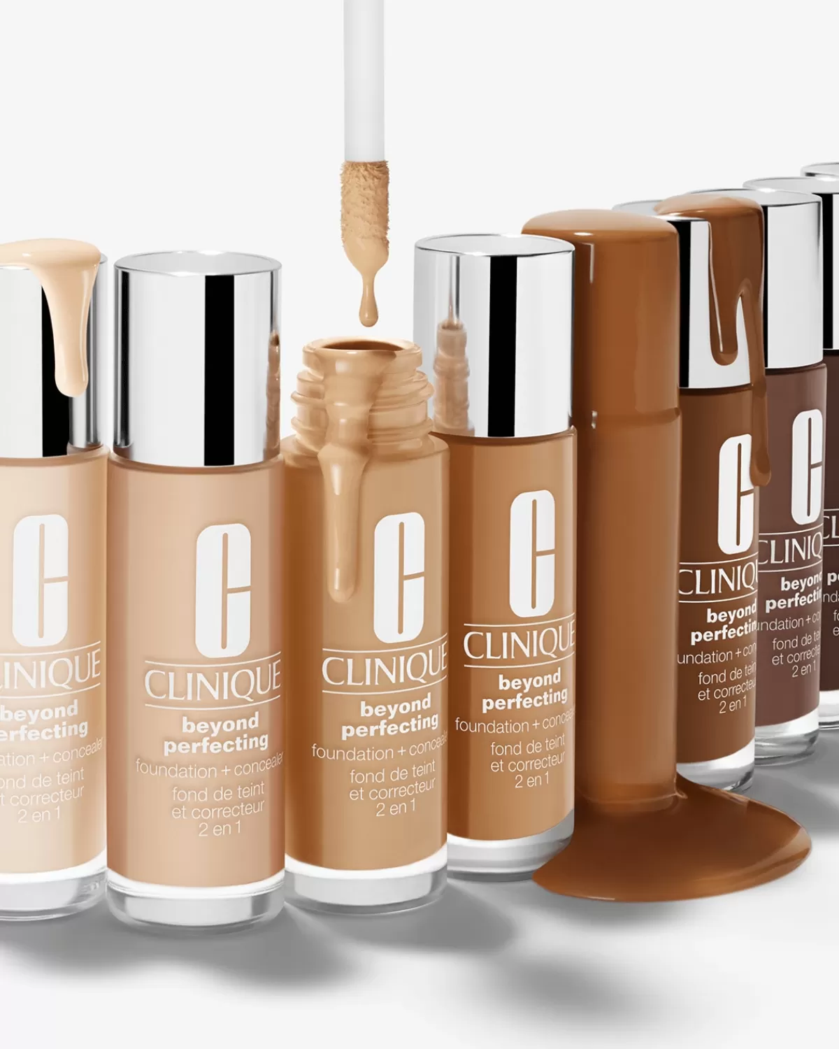 Last Chance | Clinique Beyond Perfecting Fond De Teint + Anti Cernes 2-En-1 Wn 125 Mahogany | Wn 82 Latte | Wn 04 Bone