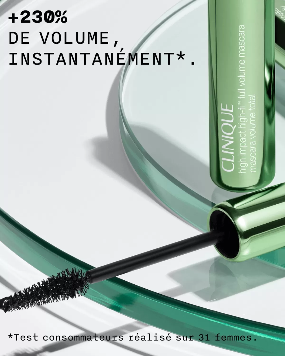 Mascara | Clinique High Impact High-Fi Mascara Volume Total Intense Black | Intense Black/Brown